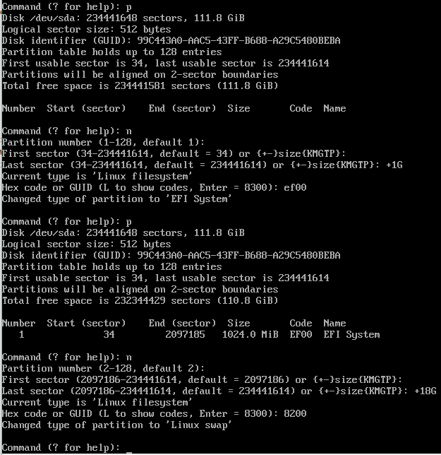 setting bios boot partition arch virtualbox